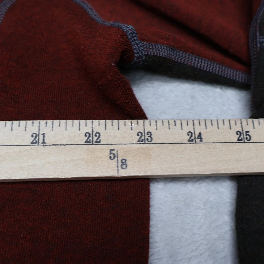 Kuhl Revel Sweater Mens Large‎ Red 1/4 Zip Pullover Fleece Knit Outdoor Hiking
